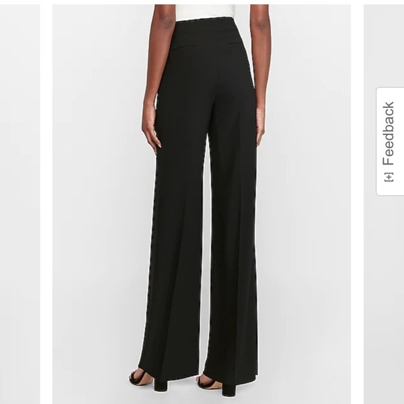 Express Wide Leg High Rise Pants Size 6R NWT! - Picture 4 of 6